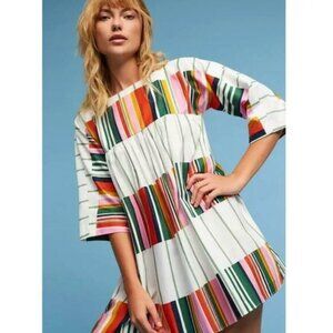 Anthropologie Marimekko Tuulia Frequency Tunic Mini Dress - XS